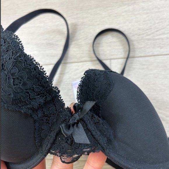 Savage x Fenty Black Lace Trim Bra - Picture 5 of 7